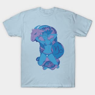 Mountain Blue Capricorn Beauty T-Shirt